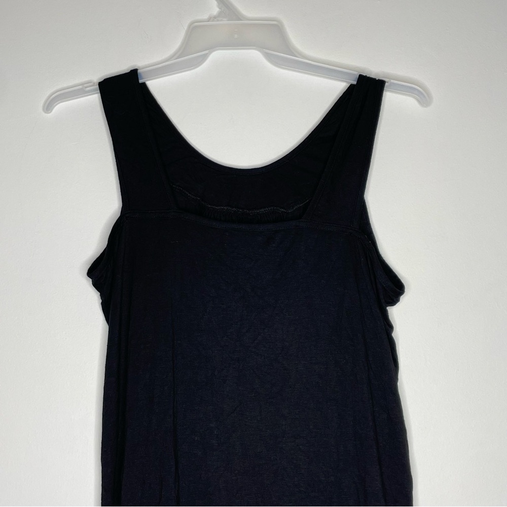 Effect Brand Black silver Studded tank top Poly/Cotton/Spandex Size Large - Picture 7 of 13